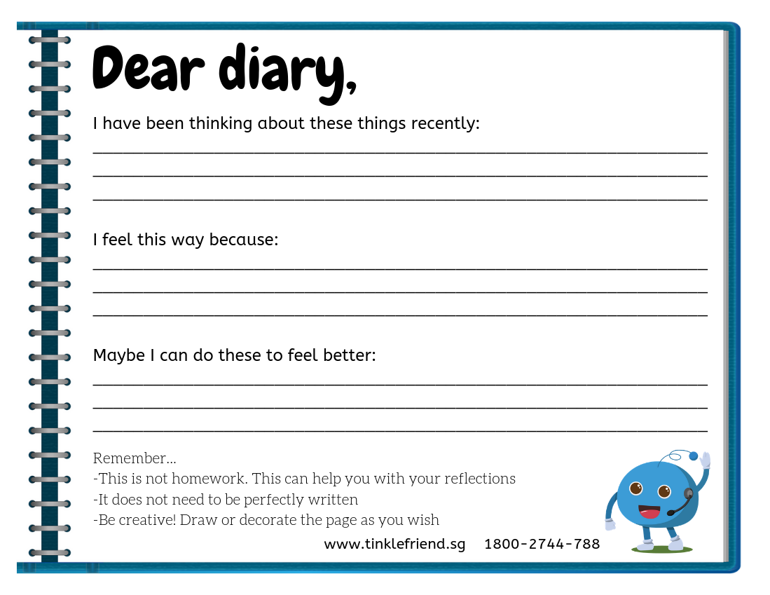 My first diary. My first diary